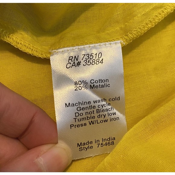 Uncle Frank Anthropologie Sz XS Sunny Days Yellow Dress - Picture 12 of 12